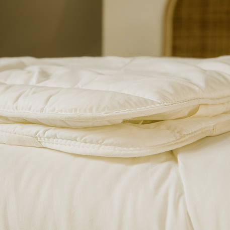 Couette enfant maui enveloppe coton bio 4 saisons Blanc 3 - vertbaudet enfant 