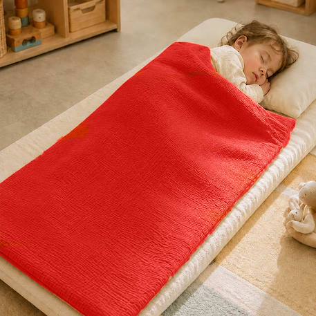 Sac de couchage enfant en coton bio Blanc+Fraise+Honey+Rose+Vert 10 - vertbaudet enfant 
