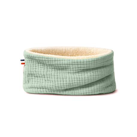Tour de cou en coton bio Fraise+Honey+Rose+Vert 19 - vertbaudet enfant 