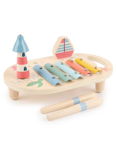 Table musicale en bois avec xylophone Océan+Printemps 4 - vertbaudet enfant 