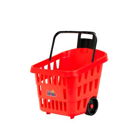 Chariot de courses enfant avec panier amovible Rouge 5 - vertbaudet enfant 