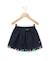 Jupe courte 100% coton fille Indigo 1 - vertbaudet enfant 
