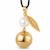De grossesse collier perle et feuille Argent+Or+Rose 6 - vertbaudet enfant 