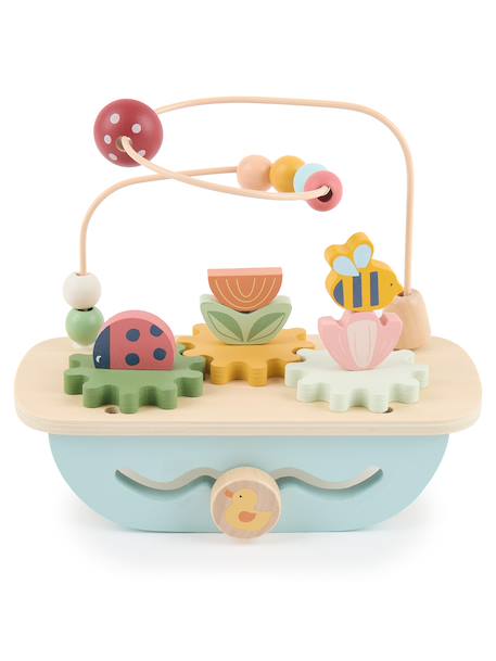 Boulier labyrinthe en bois à perles Ferme+Prairie printanière 8 - vertbaudet enfant 