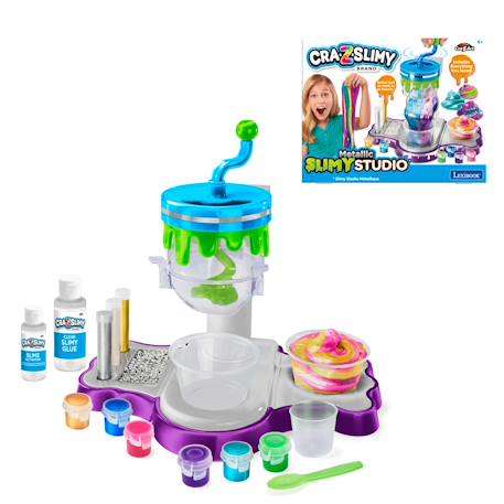 Kit pour atelier de slime couleurs métalliques White and blue 1 - vertbaudet enfant 