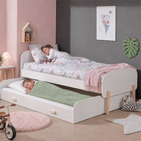 Sac de couchage enfant en coton bio Blanc+Fraise+Honey+Rose+Vert 29 - vertbaudet enfant 