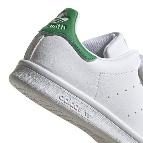 Baskets enfant en cuir Blanc uni+Blanc, vert 9 - vertbaudet enfant 