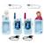 Talkie-walkie rechargeable la reine des neiges avec appel vidéo et écran couleur Bleu et rose 1 - vertbaudet enfant 