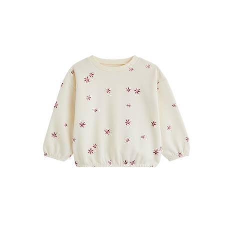 Sweat en molleton misti Vanille 2 - vertbaudet enfant 