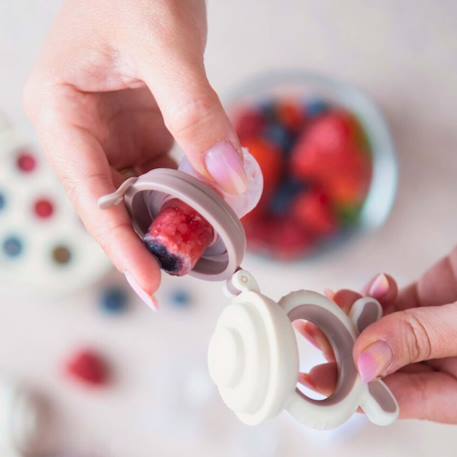 Moule à sorbet pour grignoteur bébé en silicone Beige 2 - vertbaudet enfant 