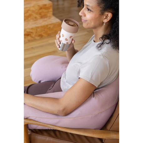 Coussin d'allaitement confortable et multifonctions big flopsy Barbe à papa 5 - vertbaudet enfant 