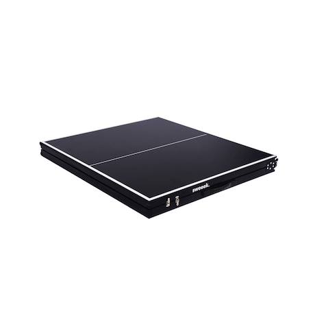 Table de ping pong d'intérieur médium avec 2 raquettes et 3 balles Bleu+Noir 10 - vertbaudet enfant 