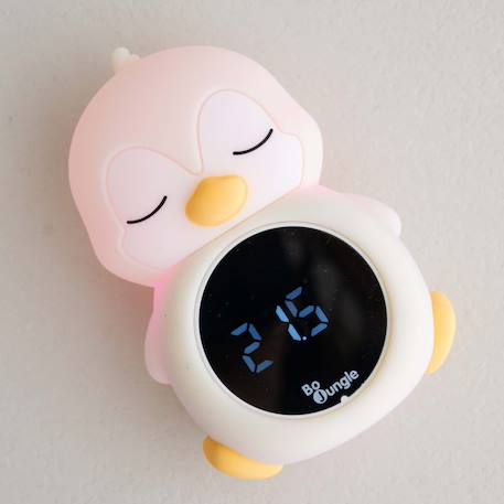 Thermomètre de bain et chambre digital 3 en 1 avec veilleuse pingouin Blanc 6 - vertbaudet enfant 