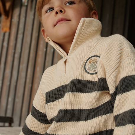 Pull enfant en tricot ubatuba Vert 6 - vertbaudet enfant 