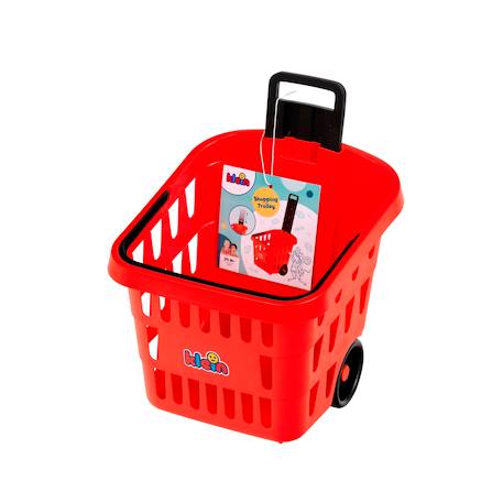 Chariot de courses enfant avec panier amovible Rouge 1 - vertbaudet enfant 