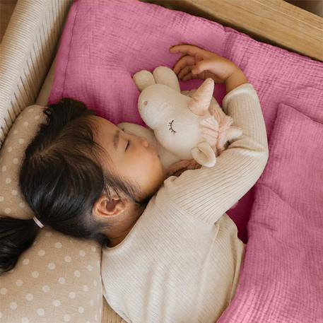 Sac de couchage enfant en coton bio Blanc+Fraise+Honey+Rose+Vert 20 - vertbaudet enfant 