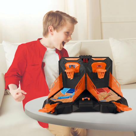 Jeu de basket électronique avec lumières et effets sonores pour 1 ou 2 joueurs Black and orange 6 - vertbaudet enfant 