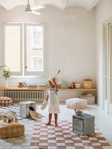 Panier de jeu kitchen Bleu sauge, gris clair, gris foncé, naturel 5 - vertbaudet enfant 