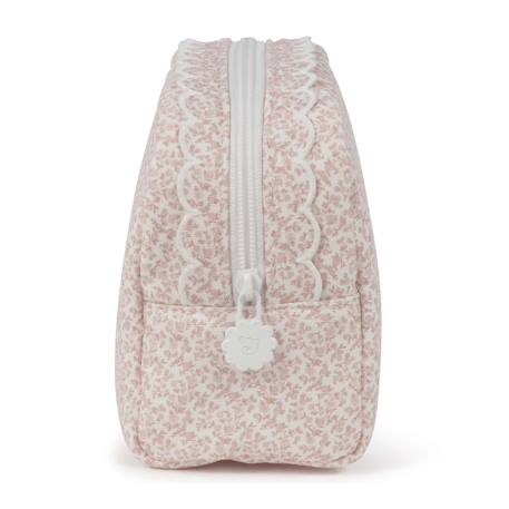 Trousse de toilette bébé en coton maison tender Bleu+Rose 9 - vertbaudet enfant 