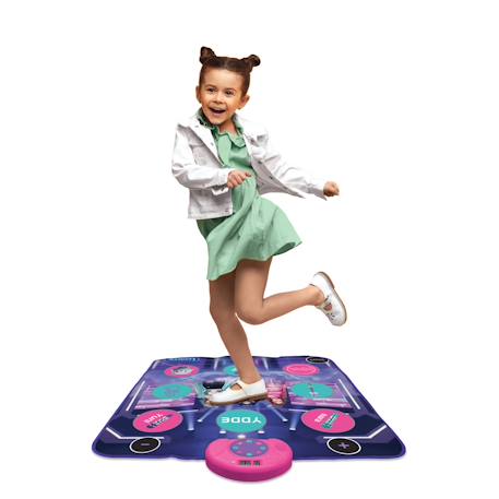 Tapis de danse k-pop électronique, bluetooth et lumineux avec 6 modes de jeu Purple / pink / blue 4 - vertbaudet enfant 