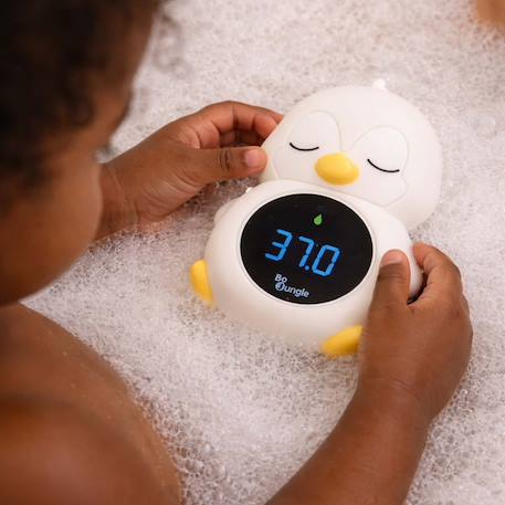 Thermomètre de bain et chambre digital 3 en 1 avec veilleuse pingouin Blanc 3 - vertbaudet enfant 