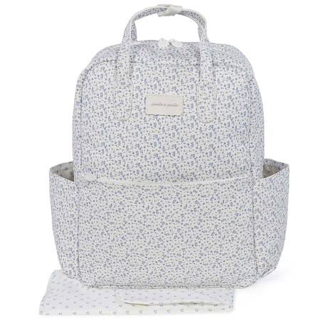 Sac à dos à langer bébé avec tapis à langer maison tender Bleu+Rose 1 - vertbaudet enfant 