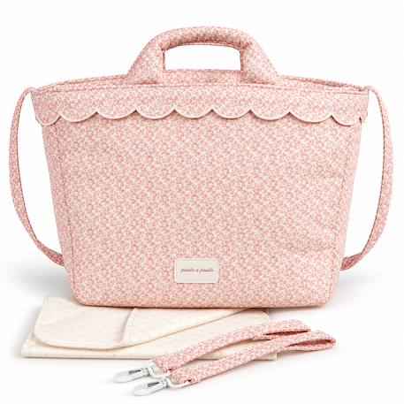 Sac à langer bébé avec tapis à langer maison tender Bleu+Rose 7 - vertbaudet enfant 