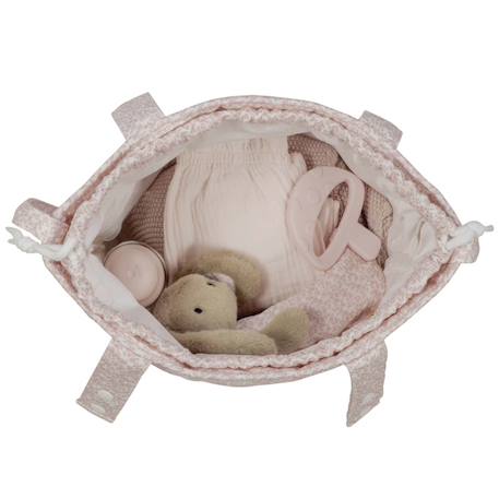 Sac à langer organisateur poussette bucket maison tender Bleu+Rose 9 - vertbaudet enfant 