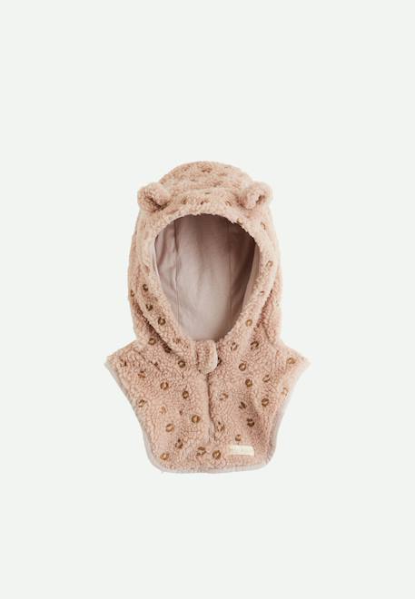 Capuche bébé en sherpa adele Rose 1 - vertbaudet enfant 