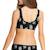 Lot de 2 brassières fille ecopack athena fille Floral-rose poudre+Imprimé tigres-noir+Motif-noir 8 - vertbaudet enfant 