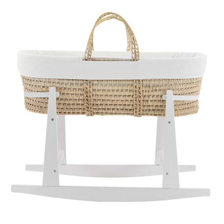 Couffin bébé matelassé avec support en bois Crema 3 - vertbaudet enfant 