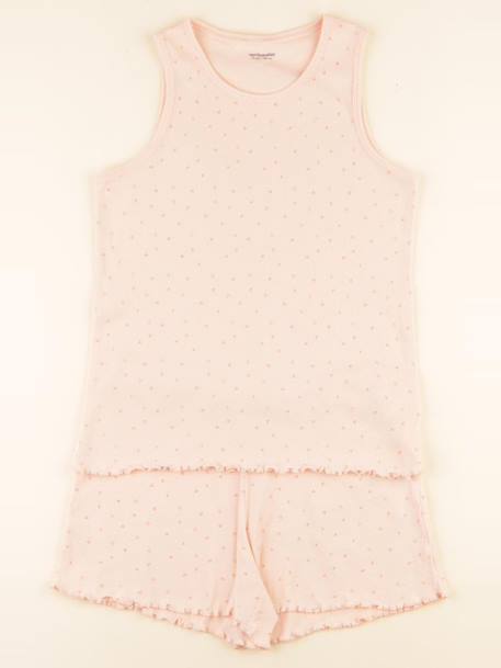 Pyjama coton - 10 ans Rose 1 - vertbaudet enfant 