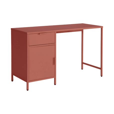 Bureau enfant acier laminé 1 tiroir Beige+Kaki+Noir+Terracotta 20 - vertbaudet enfant 