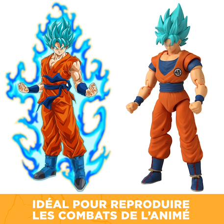 Figurine articulée dragon ball blue goku Blue goku 6 - vertbaudet enfant 