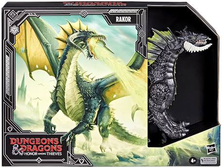 Grande figurine dragon rakor donjons dragons Noir 3 - vertbaudet enfant 