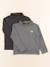 Lot de 2 sous-pulls - 5 ans Gris, vert 1 - vertbaudet enfant 