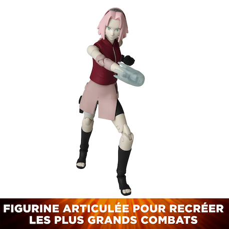 Figurine articulée naruto shippuden sakura Rose - sakura 3 - vertbaudet enfant 
