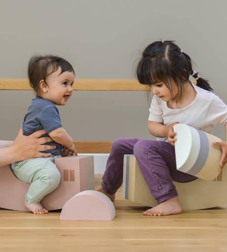 Jeu de motricité en mousse enfant Town House Gate Rose 2 - vertbaudet enfant 
