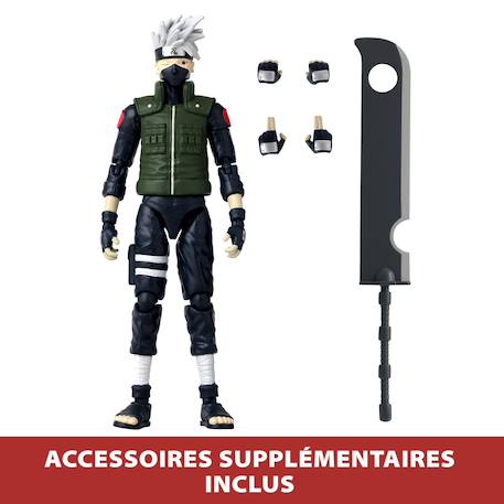 Figurine articulée naruto shippuden kakashi Vert - kakashi (fourth great ninja war) 5 - vertbaudet enfant 