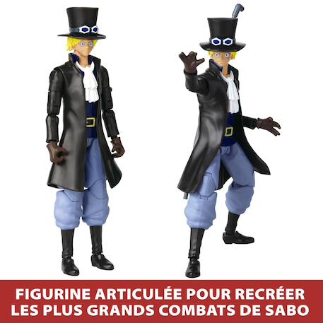 Figurine articulée enfant one piece sabo Noir - sabo 3 - vertbaudet enfant 