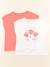 Lot de 2 tee-shirts - 5 ans Blanc, rose 1 - vertbaudet enfant 