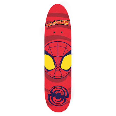 Skateboard enfant en érable spidey Rouge, bleu et jaune 2 - vertbaudet enfant 
