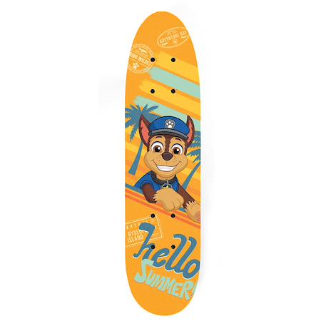 Skateboard enfant en érable pat' patrouille Orange, bleu et marron 2 - vertbaudet enfant 