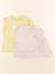 Lot de 2 tee-shirts - 24 mois Jaune, rose 1 - vertbaudet enfant 
