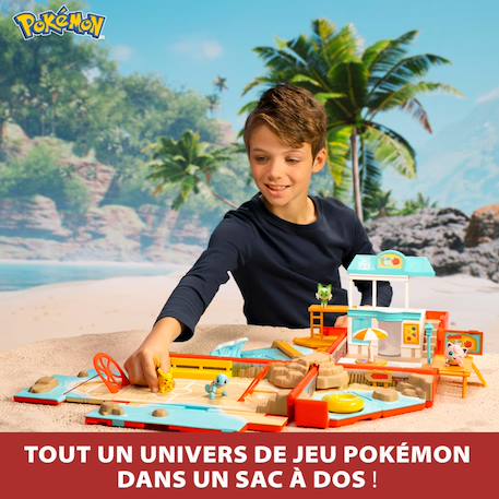 Sac à dos univers de jeu enfant pokémon plage Jaune 2 - vertbaudet enfant 