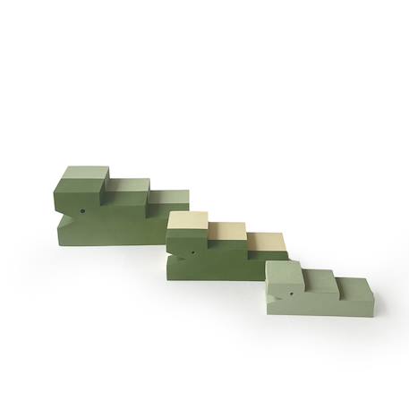 Jeu de bain en mousse enfant Crocodiles Vert 1 - vertbaudet enfant 