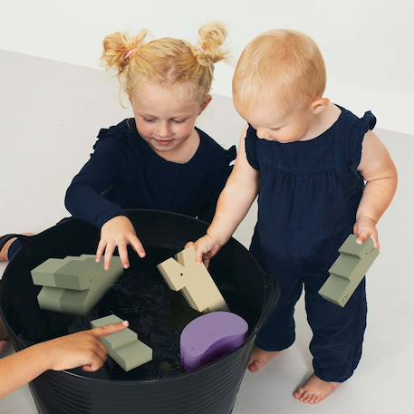 Jeu de bain en mousse enfant Crocodiles Vert 2 - vertbaudet enfant 