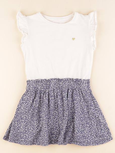 Robe - 5 ans Blanc, bleu 1 - vertbaudet enfant 
