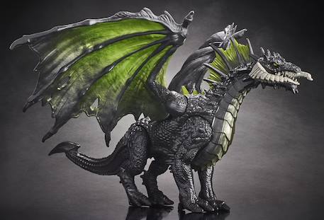 Grande figurine dragon rakor donjons dragons Noir 2 - vertbaudet enfant 