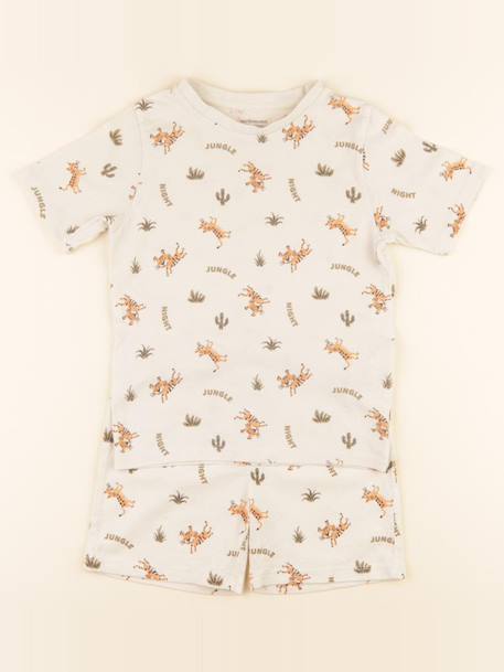 Pyjama coton - 5 ans Beige 1 - vertbaudet enfant 